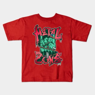 Metal zone Kids T-Shirt